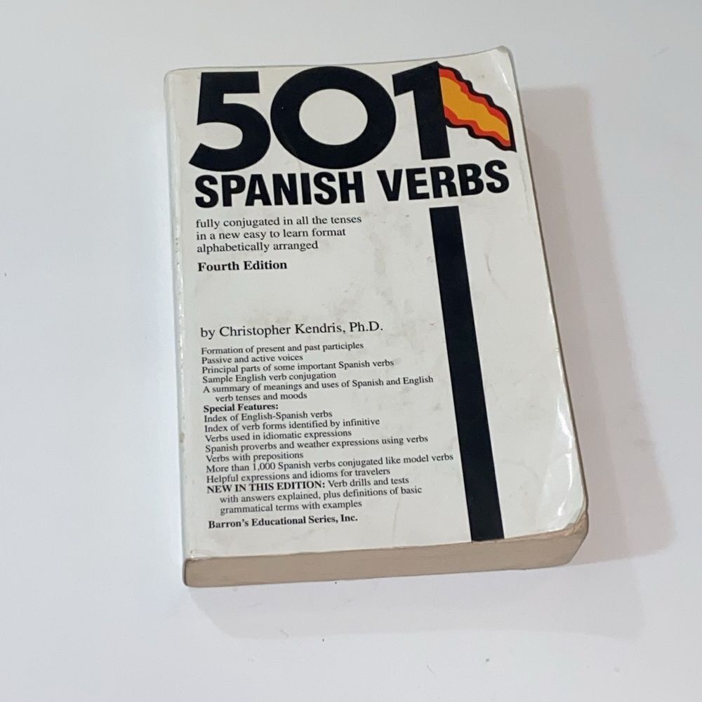 501 Spanish Verbs Book 📖
